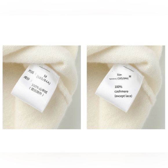 100% Cashmere Lace Camisole - Picture 11 of 11